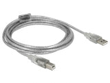 Delock 83895 Cable Usb 2.0 Type-A Male > Usb 2.0 Type-B Male 3 M Transparent