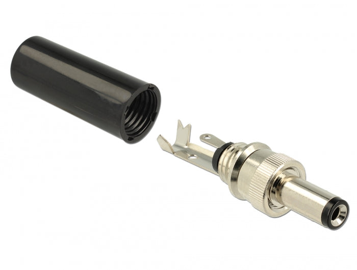 Delock 89915 Connector Dc 5.5 X 2.1 Mm With 12.0 Mm Length