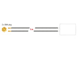 Delock 89890 Lte Mimo Antenna 2 X Sma Plug 8 Dbi Directional