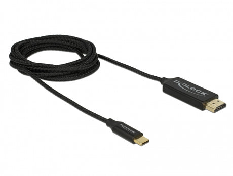 Delock 84905 Usb Cable Type-C To Hdmi (Dp Alt Mode) 4K 60 Hz 2 M Coaxial