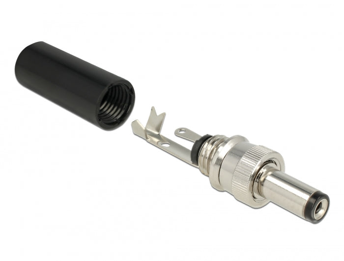 Delock 89916 Connector Dc 5.5 X 2.5 Mm With 12.0 Mm Length