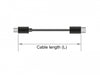 Delock 85722 Antenna Cabel Fakra Z Plug > Iso Plug Rg-174 30 Cm Black