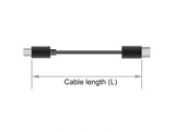 Delock 83601 Usb 2.0 Cable Type-C To Type-B 1 M