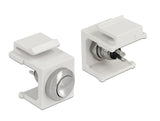 Delock 86401 Keystone Push-Button White