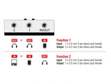 Delock 87699 Switch Stereo Jack 3.5 Mm 2 Port Manual Bidirectional