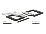 Delock 62669 Slim Sata 5.25″ Installation Frame For 1 X 2.5″ Sata Hdd