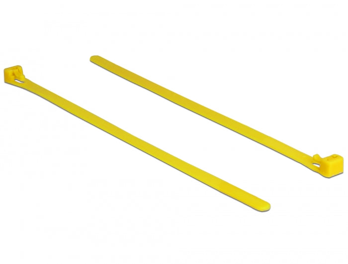 Delock 18759 Cable Ties Heat-Resistant L 200 X W 7.5 Mm 100 Pieces Yellow