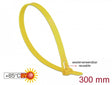 Delock 18761 Cable Ties Heat-Resistant L 300 X W 7.6 Mm 100 Pieces Yellow