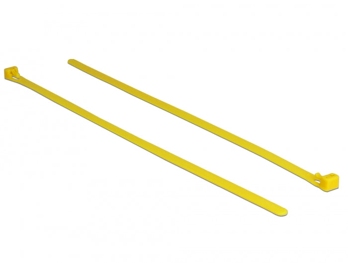 Delock 18761 Cable Ties Heat-Resistant L 300 X W 7.6 Mm 100 Pieces Yellow