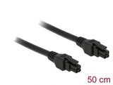 Delock 85374 Micro Fit 3.0 Cable 4 Pin Male > Male 50 Cm