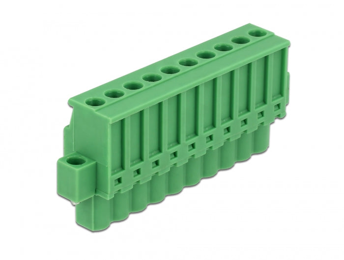 Delock 65941 Terminal Block Set For Din Rail 10 Pin With Screw Lock