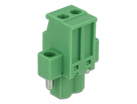 Delock 65931 Terminal Block Set For Din Rail 2 Pin With Screw Lock