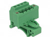 Delock 65936 Terminal Block Set For Din Rail 4 Pin With Screw Lock