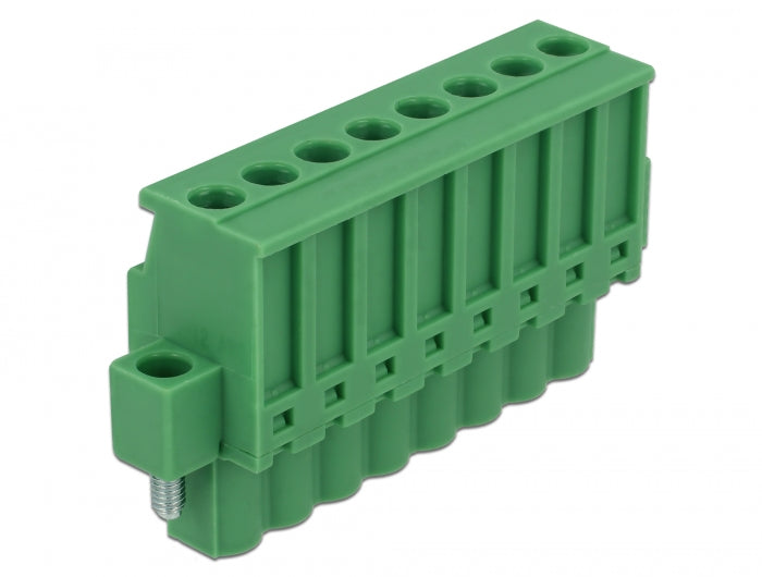 Delock 65940 Terminal Block Set For Din Rail 8 Pin With Screw Lock