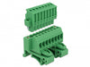 Delock 65940 Terminal Block Set For Din Rail 8 Pin With Screw Lock