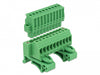 Delock 65941 Terminal Block Set For Din Rail 10 Pin With Screw Lock