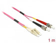 Delock 84685 Cable Optical Fibre Lc > St Multi-Mode Om4 1 M