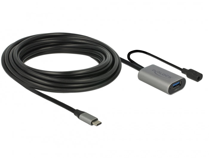 Delock 85391 Active Usb 3.1 Gen 1 Extension Cable Usb Type-C™ To Usb Type-A 5 M