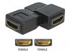 Delock 65078 Adapter Hdmi Female To Hdmi Female 90° Left