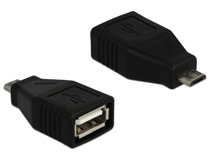 Delock 65296 Adapter Usb 2.0 Type Micro-B Male > Usb 2.0 Type-A Male