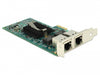 Delock 89944 Pci Express X1 Card 2 X Rj45 Gigabit Lan I82576