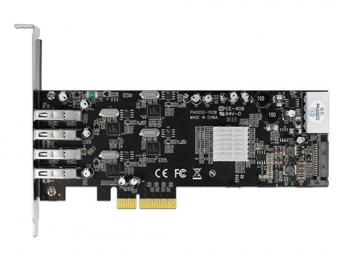 Delock 89365 Pci Express X4 Card > 4 X External Usb 3.0 Quad Channel