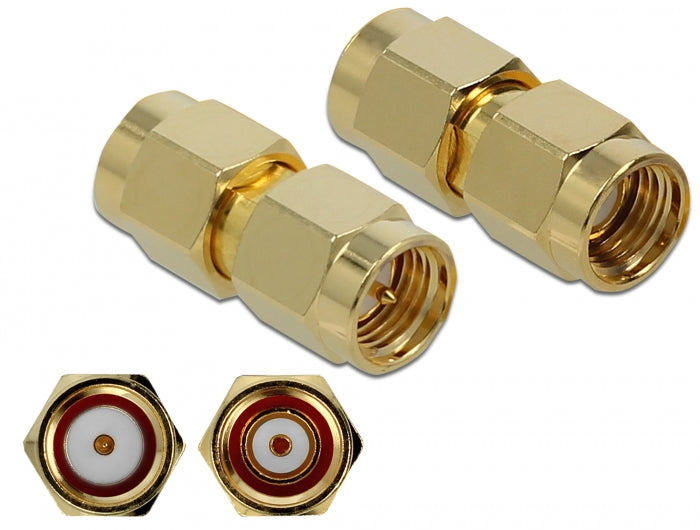 Delock 89971 Adapter Rp-Sma Plug To Sma Plug 10 Ghz