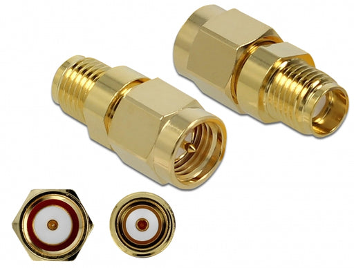 Delock 89972 Adapter Sma Plug To Sma Jack 10 Ghz