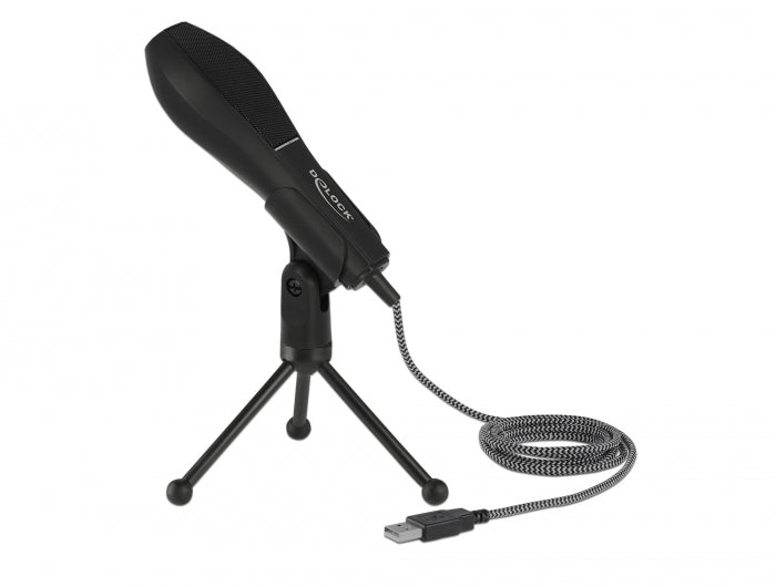 Delock 65939 Usb Condenser Microphone With Table Stand