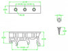 Delock 65961 Din Rail Clip For Pcb 4 Pieces