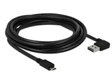 Delock 83384 Cable Easy-Usb 2.0 Type-A Male Angled Left / Right