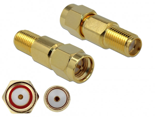 Delock 89990 Adapter Sma Plug To Sma Jack 3 Ghz