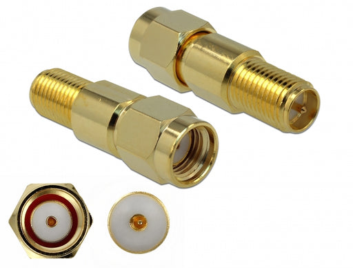 Delock 89993 Adapter Rp-Sma Plug To Rp-Sma Jack 3 Ghz