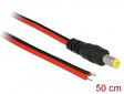 Delock 85741 Cable Dc 5.5 X 2.1 Mm Male To Open Wire Ends 50 Cm