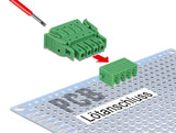 Delock 65954 Terminal Block Set For Pcb 4 Pin 3.81 Mm Pitch Horizontal
