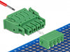 Delock 65954 Terminal Block Set For Pcb 4 Pin 3.81 Mm Pitch Horizontal