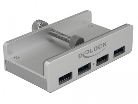 Delock 64046 External Usb 3.0 4 Port Hub With Locking Screw