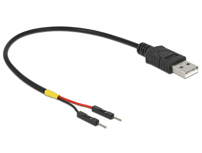 Delock 85401 Usb Power Cable Type-A To 2 X Pin Header Male Separate Power 20 Cm