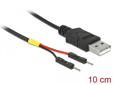 Delock 85400 Usb Power Cable Type-A To 2 X Pin Header Male Separate Power 10 Cm