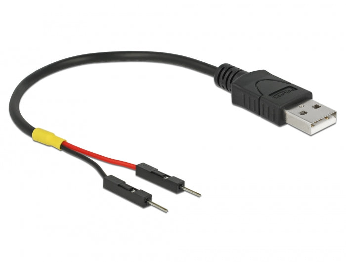 Delock 85400 Usb Power Cable Type-A To 2 X Pin Header Male Separate Power 10 Cm