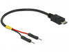 Delock 85406 Usb Power Cable Micro-B To 2 X Pin Header Male Separate Power