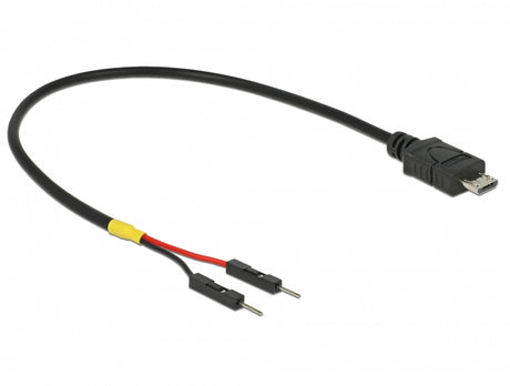 Delock 85407 Usb Power Cable Micro-B To 2 X Pin Header Male Separate Power