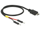 Delock 85408 Usb Power Cable Micro-B To 2 X Pin Header Male Separate Power