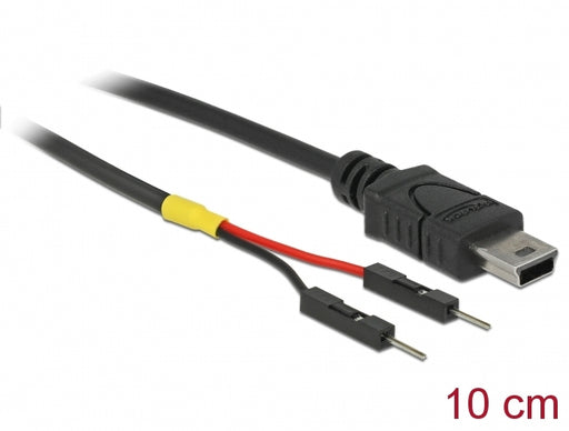 Delock 85412 Usb Power Cable Mini-B To 2 X Pin Header Male Separate Power 10 Cm