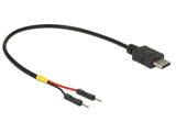 Delock 85419 Usb Power Cable Type-C To 2 X Pin Header Male Separate Power 20 Cm