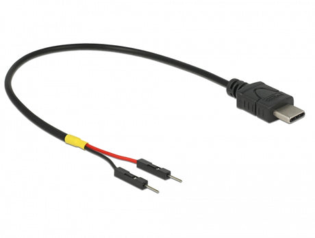 Delock 85419 Usb Power Cable Type-C To 2 X Pin Header Male Separate Power 20 Cm