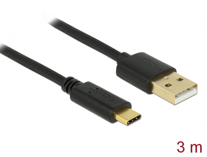 Delock 85209 Usb 2.0 Cable Type-A To Type-C 3 M