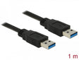 Delock 85060 Cable Usb 3.0 Type-A Male > Usb 3.0 Type-A Male 1.0 M Black