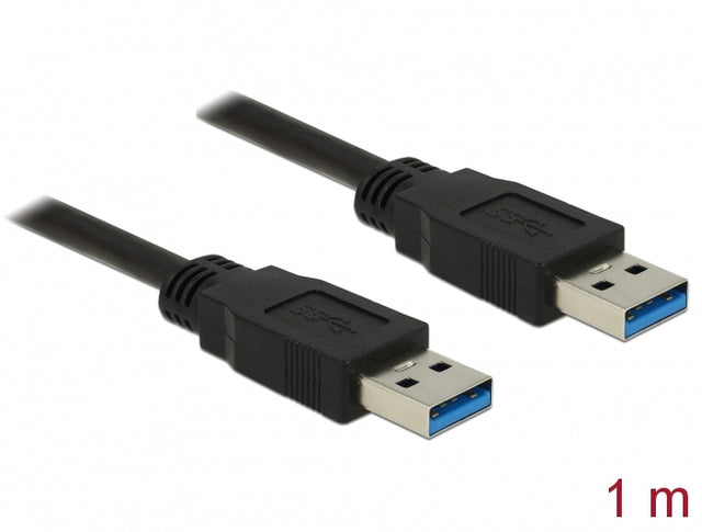 Delock 85060 Cable Usb 3.0 Type-A Male > Usb 3.0 Type-A Male 1.0 M Black