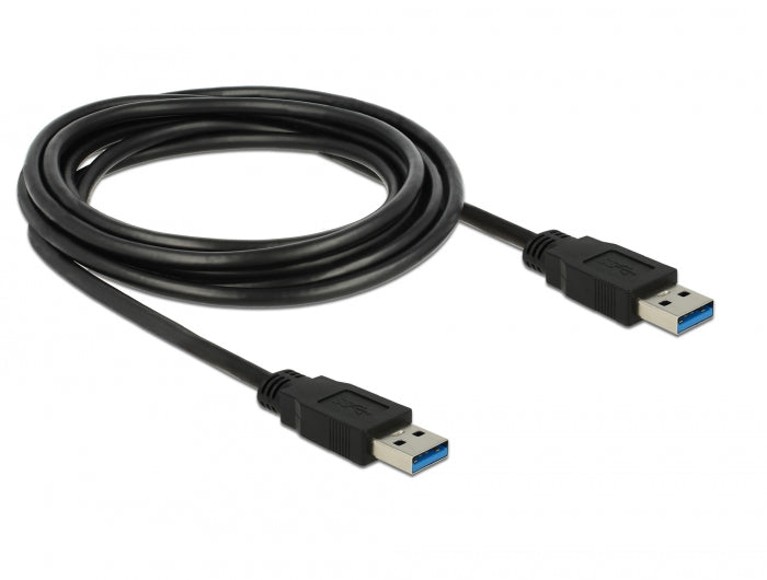 Delock 85063 Cable Usb 3.0 Type-A Male > Usb 3.0 Type-A Male 3.0 M Black